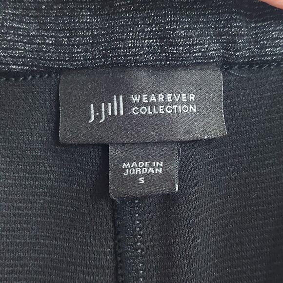 J Jill Pants Women's Small Wide Leg Elastic Waist Stretch Heathered Dark Gray - Picture 5 of 16